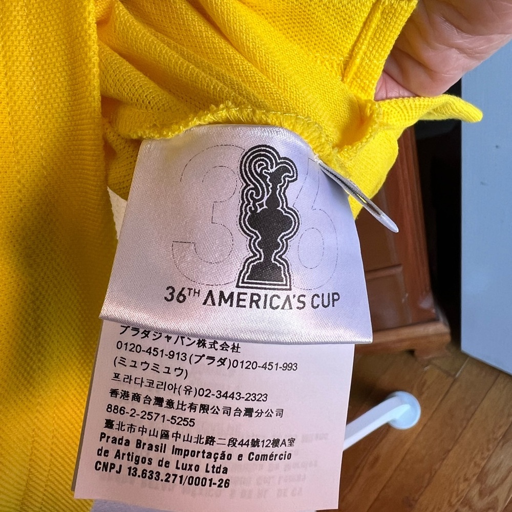 Prada men’s large americas cup polo - Picture 2 of 7